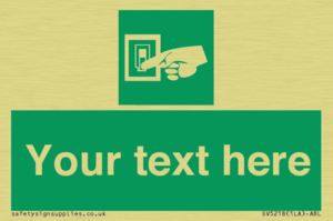 Custom Light Switch Sign